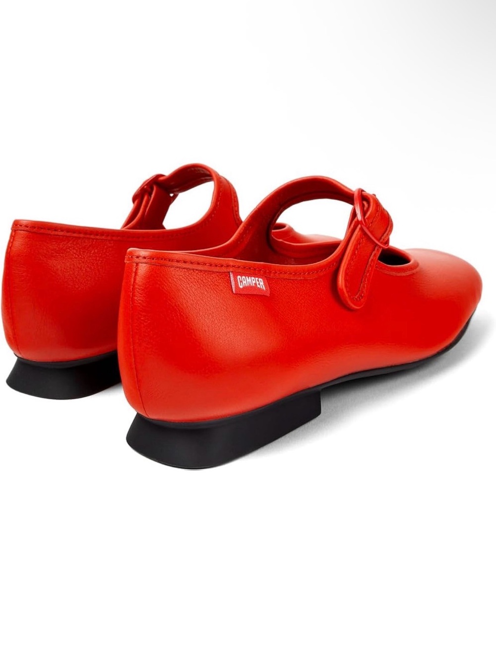 NEW Camper Casi Myra Red Leather Mary Janes – US7 - Picture 4 of 9